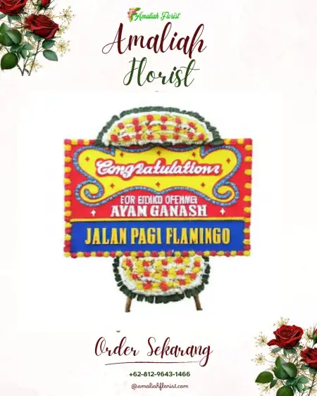 Sewa Papan Bunga Pasir Muncang
